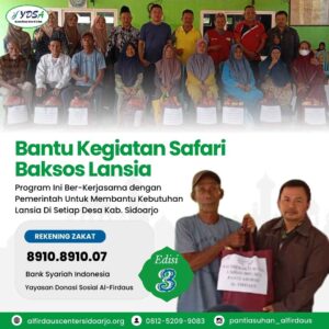 Kegiatan Baksos Safari Lansia Kab. Sidoarjo