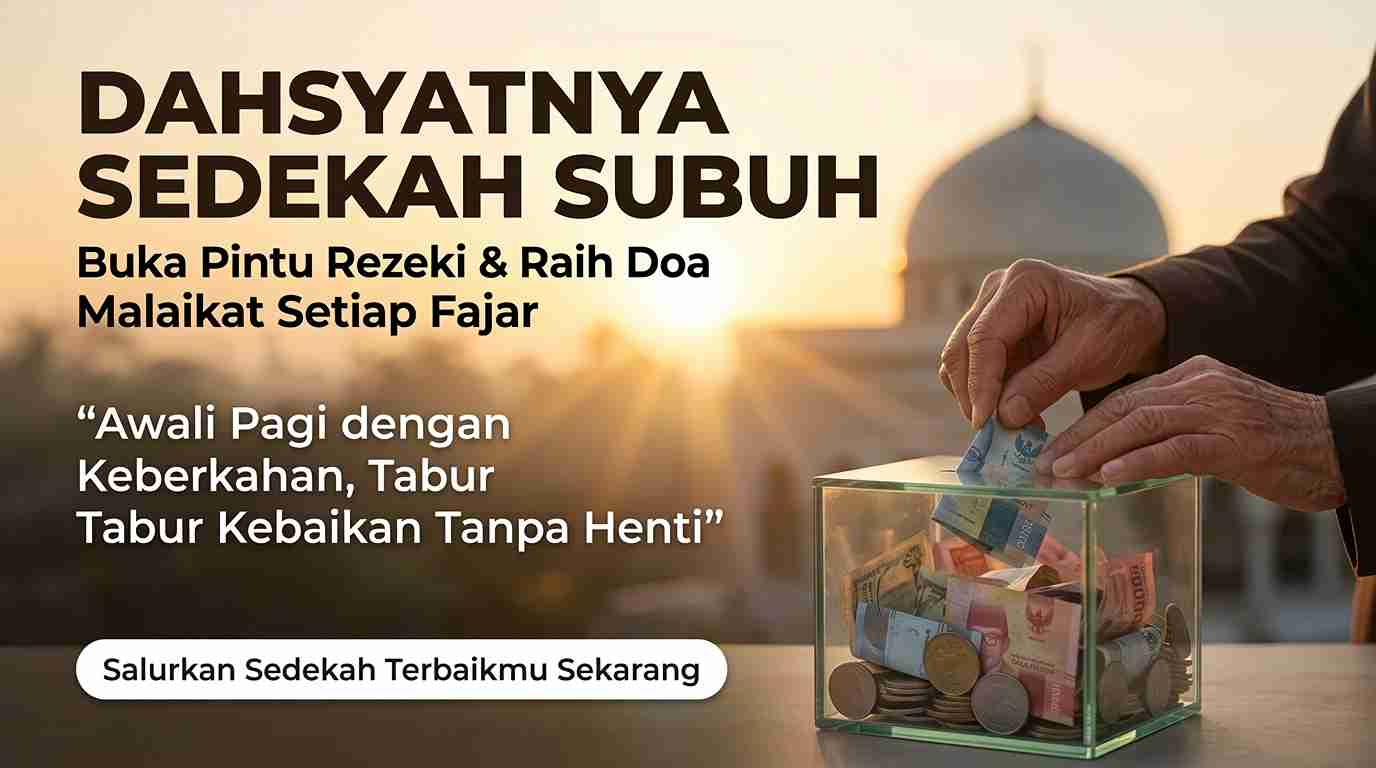 keutamaan sedekah subuh