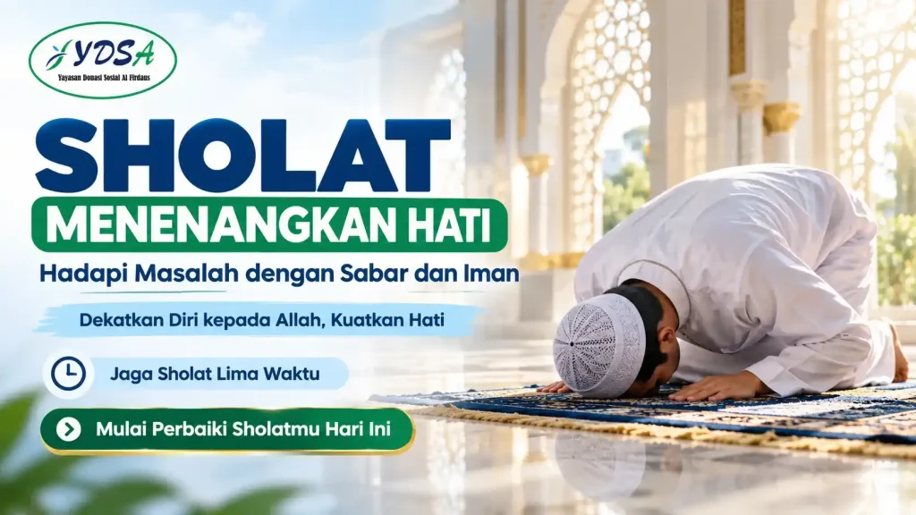 Sholat menenangkan hati